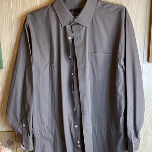 Grey long sleeve dress shirt